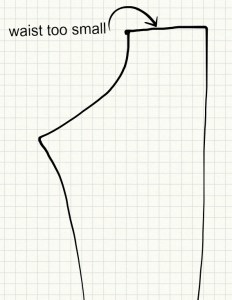 elastic pants shape small